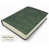 Allieryaz Tomoe River Paper Notebook A5 - 1000 Pages Thick Journal, TRP & Koji Paper Options, Grid (2mm / 3.7mm), Soft Cover, Fountain Pen Friendly (Green, Koji 3.7mm)
