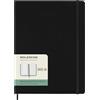 Moleskine Weekly Planner 2025-2026, Agenda Settimanale 18 Mesi Con Spazio per Note, Copertina Rigida e Chiusura Elastica, Formato XL 19 x 25 cm, Colore Nero