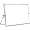 heavenlife Lavagna Bianca Piccola, Whiteboard A4 Cancellabile with Stand per Bambini, Lavagna Magnetica Doppia Faccia per Scuola Ufficio (20 x 30)