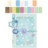 Wezalget Raccoglitore Diario - A Fogli Mobili Ricaricabile Portatile a 5 Anelli - Quaderno Registro Manoscritto | per Casa Viaggi Ufficio Appunti Quotidiani Planner Viaggiatori Scrapbooking