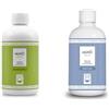 Generico Confezione di Due Profumatori Concentrati per Bucato, Profumo Intenso e Duraturo, 400ml - Fitness Power + Fresco Puro, Totale 800ml, Freschezza Lunga Durata