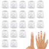 Fukaisu 20pz Anti-Skin Picking Protezioni per Le Dita, Riutilizzabili e Traspiranti Guanti Protezione Dita Guanti Anti-Pizzicamento della Pelle per Mani Screpolate e Unghie Incarnite