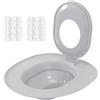Generic Sedile WC per gatti, sedile rimovibile per orinatoio, sedile WC per cantina, negozio di animali domestici, casa, appartamento, bagno