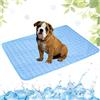 LEZUAN Tappetino Refrigerante Autoraffreddante per Cani e Gatti, Lavabile per Animali Domestici - Blu, 50x60cm