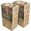Paglianatura Dispenser Fieno di Montagna Anti Spreco per Conigli e Piccoli Roditori | Fieno Naturale Ricco di Fibre | Box in Cartone Pratico, Igienico e 100% Naturale