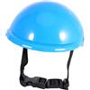 WEKAMOS Casco per Cani e Gatti Blu in Plastica Design Imbottito e Effetto Ammortizzante, Cappello di Sicurezza per Animali Domestici, Protezione Solare e Pioggia per Cuccioli