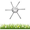 RynoPulse Testina per tagliaerba in filo d'acciaio, testina per tagliaerba da giardino, attacco universale per decespugliatore a benzina, soluzione efficiente per la rimozione delle erbacce (200 mm)