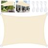 MZJAUVF Vela Ombreggiante2x3M, Tenda a Vela Rettangolare, Vela Ombreggiante Impermeabile, Vele Ombreggianti Protezione Raggi UV 95%,Traspirante Vela Parasole per Terrazza, Giardino, Balcone, Campeggio
