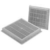 De Santis Caditoia griglia chiusino coperchio grigliato 55x55 PP plastica pvc anti UV maglia antitacco grigio Super Made in Italy