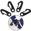 Anley 4 PCS Clip per gancio a scatto per asta di bandiera per impieghi gravosi - Accessorio per attaccare l'asta della bandiera - Collegare gli anelli di tenuta della bandiera alla corda