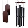 WavKin Campanelli a vento extra large per esterni con tono profondo, melodia rilassante accordata per esterni, 122 cm, grande regalo commemorativo per la perdita della persona cara, decorazione da appendere