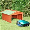 Generico Casetta per Tosaerba Robotizzato 72x87x50 cm Massello di Abete,Casa e Giardino,Prato e giardino,Accessori attrezzatura motorizzata per esterni,Accessori tagliaerba,Coperture tagliaerba-170878