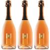 Feudi di San Gregorio | DUBL Vino Spumante Aglianico Rosè | Vino Rosè 3° Edizione | Confezione da 3 Bottiglie da 750ml