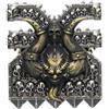 Starforged Warhammer 40K Lords of the Immaterium The Chaos Gods Mark of Ruinous Powers, spilla da uomo, accessori per gioielli, Lega di acciaio, Nessuna pietra preziosa