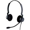Jabra Biz 2300 USB-A MS Cuffie Stereo On-Ear, Cuffie con Cavo, Cancellazione del Rumore e Unità di Controllo, Certificate Skype For Business, Per Telefoni Fissi e Softphone