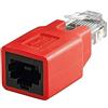 Goobay 68912 RJ45 Adattatore Modulare, Crossover, CAT 5e