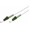 goobay 59584 - Cavo in fibra ottica (FTTH), monomodale (OS2) Simplex/LC APC (8°) maschio a LC-APC (8°) maschio/cavo onda luminosa, 1 metro
