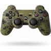edgivet Controller wireless PS3 compatibile con console e PC | Vibrazione e joystick di precisione (Camouflage)