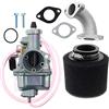 Carrfan Carrfa - VM22, kit carburatore da 26 mm per Mikuni, condotto di aspirazione Pit Dirt Bike 110cc, 125cc, 140cc, Lifan YX