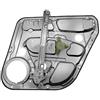 UMDJJU Alzacristalli Per KIA Per Rondo 2008 2009 Carens 2012-2006 834011D010 834021D010 Porta Alzacristallo Elettrico Montaggio Lato Posteriore Regolatore Finestrino(1pcs of Rear Right)