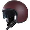 Garibaldi Casco Jet G03X Garibaldi (L, Rosso Scuro)