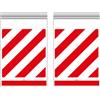 Generic KIT BANDIERINE PANNELLI RIFLETTENTI SPONDA PEDANA IDRAULICA BAR DHOLLANDIA UNIVERSALE
