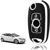 TOOMUME Cover Chiave TPU, Custodia Chiave 3 Tasti Adatto per Opel Vauxhall Astra K Corsa E Mokka X Buick Verano Encore Envision Regal Lacrosse, Copri Chiavi Guscio Chiave Auto Telecomando