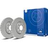 ATE 2x Disco freno Ø257 asse anteriore ventilato 24.0122-0231.1 | Compatibile con: FIAT GRANDE PUNTO, GRANDE PUNTO Van, PUNTO, PUNTO, PUNTO EVO, PUNTO EVO Kasten/Schrägheck