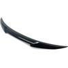 DZSQOMHGD Spoiler Posteriore Auto Per M4 Style Per BMW E93 335i Per M3 Car Rear Trunk Spoiler Lip Ala Posteriore 2007-2013 Kit Spoiler Posteriore Aletta(Glossly black)