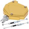Yosoo Cavo Frizione Easy Pull System, Yosoo Gold Universal Moto Stunt Leva Frizione Easy Pull Cable System Accessori Moto Moto in Lega di Alluminio A