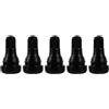ST Shengtuo Black TR412 - Stelo della valvola per pneumatico, in gomma tubeless, 11,3 mm + 0,4 mm, lunghezza 33 mm, con stelo valvola in ottone e nucleo valvola, confezione da 5