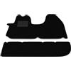 Generico Tappetini compatibili con Opel Vivaro 2001-2014 no decoro, kit tappetini auto personalizzati, set tappeti in moquette, tappeto auto