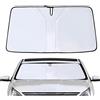 VENOAL Parasole Auto Parabrezza Interno per Mazda3 hatchback 2011-2015 2016 2017 2018 2019 2020 2021 2022 2023, Parasole Parabrezza Pieghevole Protezione UV e Dal Calore Accessori Auto,Silver