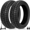TREFAN 10,5 x 2,75 pneumatici tubeless per scooter elettrico Segway Ninebot P65 P100 P100su, pneumatici di ricambio da 10 pollici, pneumatici senza tubo, in gomma antiscivolo anteriore e posteriore, ruote di