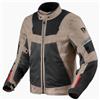 REV'IT! Revit Tornado 4 H2O impermeabile Moto Tessile Giacca, sabbia/nero, L