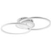RL LIVE YOUR LIGHT Reality, Plafoniera, Venida incl. 1 x LED,SMD,25,0 Watt,4000K,3000 Lm. Finitura: Metallo, bianco opaco L:50,0cm, L:30,0cm, A:7,5cm Dimmerabile tramite interrutto,4000K,