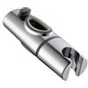 FESINSO Supporto for staffa doccia regolabile for asta doccia ovale, ABS cromato, adatto for barre di scorrimento 30x15mm, 30x17mm, 35x20mm, installazione fai da te for soffioni doccia a mano(32x17mm)