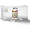 BEFA NATUR - prodotto in Germania, Cuscino in piume extra fermo 40x80 cm (2 pezzi, 40x80 cm)
