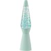 I-TOTAL® Lampada Glitter Spaceship Colorata - Effetto Bolle Brillanti, Design Retrò Vintage, Luce Rilassante e Decorativa, Movimento Dinamico con Glitter, Idea Arredo Casa e Ufficio (Verde Pastello)
