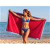 o-day Telo Mare Microfibra 90x180cm con Bordino a Contrasto Asciugamano Mare Leggero Asciugatura Rapida Antisabbia Salvaspazio Telo Spiaggia Uomo Donna Ideale per Mare Piscina Viaggio