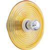 NICRX Lampada da Parete Moderna e Minimalista in Vetro a Spirale,Portalampada E27,Schermo in Vetro Giallo/Blu/Trasparente,Applique Decorativa per Camera da Letto,Soggiorno,Corridoio (Giallo)