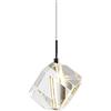 LUOYAOB Lampadario di cristallo moderno Lampadario a cubetti di ghiaccio scintillante Moderna lampada a sospensione in cristallo a LED Lampada da soffitto regolabile for soggiorno, camera da letto e comodino(