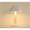 YASTA Lampada Tavolo Fungo Ombrello Dimmerabile Ricaricabile Luce Calda Fredda Naturale Bianco