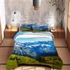 IlGruppone Completo Letto Lenzuola 100% Cotone Set Lenzuolo Moderno sotto sopra Federe Due Stampe in Altissima Definizione - Dis9Dreams - Matrimoniale