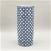 Home Shopping Selections Portaombrelli in ceramica rotondo alto 45,7 cm retrò blu classico contemporaneo Brolly Holder