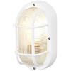 CFadda Ledvance Plafoniera Stagna Turtle Ovale, Bianca, E27, IP44, Vetro, 207 x 116 x 110 mm, per Interni ed Esterni