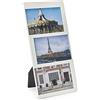 Balvi Portafoto Dijon Colore bianco Capacità: 3 foto da 10x15 cm Portafoto da appoggio Plastica 34x16