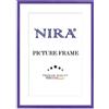 NiRa Cornice foto in legno 30 x 50 cm in Viola lucido | Dimensione selezionabile | Cornici per poster | Puzzle | collage di foto HD125