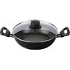 BALLARINI Vipiteno Tegame con coperchio, alluminio antiaderente, 24 cm, Made in Italy