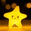 TaimeiMao Star Luce Notturna, Silicone Lampada Notturna, Luce Notturna Neonato Ricaricabile, Morbida Touch, Colori LED Regolabili pour Enfants Chambre Décoration
